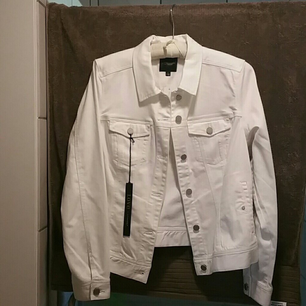 Liverpool white Jean jacket